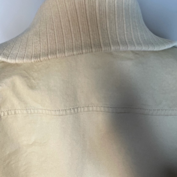 Gap khaki waist length bomber jacket size Large - Picture 5 of 7